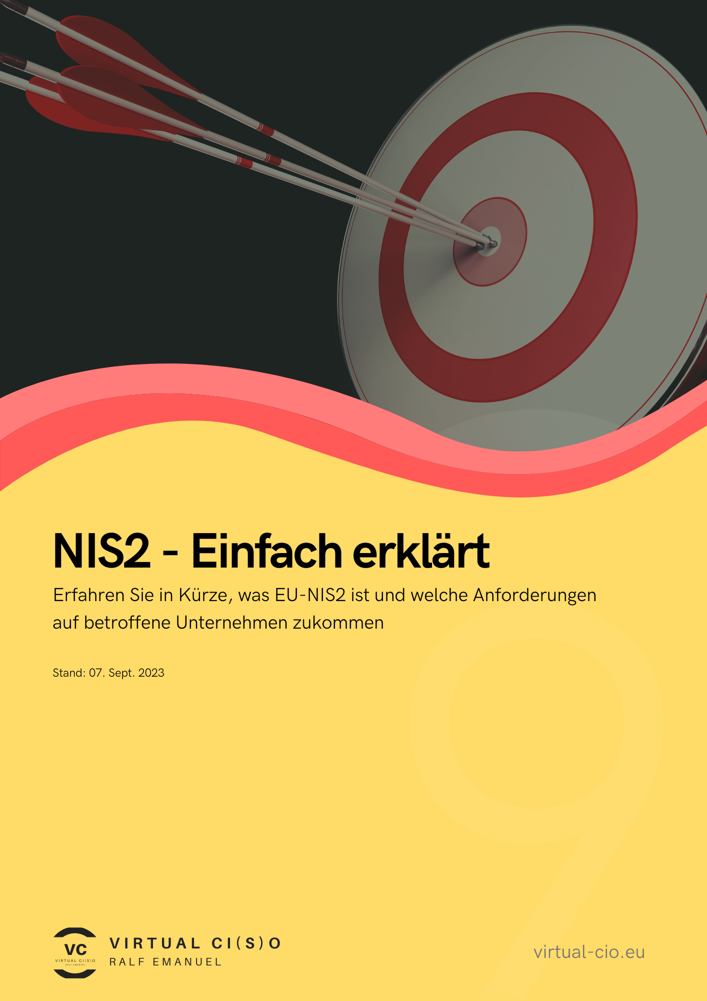 NIS2 PDF Cover - Erklärung der Anforderungen, Maßnahmen und Sanktionen